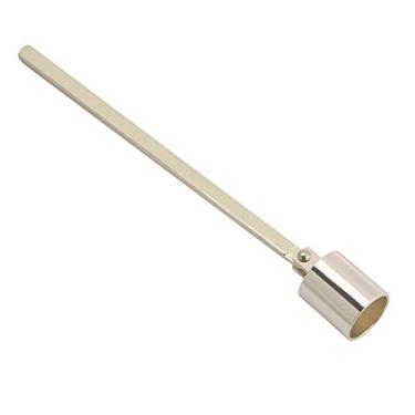 Imagem de Generic Moda Tubo Reto de Aço Inoxidável Em Forma de Vela Snuffer Capa Resistente à Ferrugem Conveniente de Usar (Dourado)