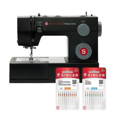 Imagem de Kit Máquina de Costura HD4423 Black e Blisters de Agulhas - Singer, 11