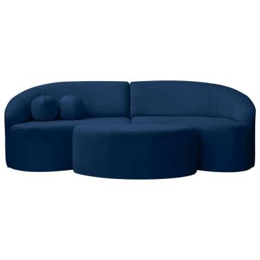 Imagem de Sofá Orgânico Palermo 4 Lugares 210cm + Puff Bouclê - SOFA STORE