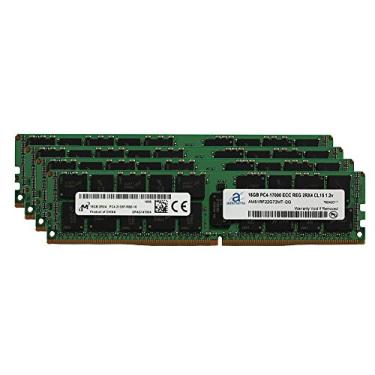 Imagem de Adamanta Atualização de memória de servidor de 64 GB (4 x 16 GB) compatível com Dell PowerEdge R930 Micron Original DDR4 2133MHz PC4-17000 ECC Chip registrado 2Rx4 CL15 1.2v DRAM RAM