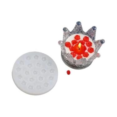 Imagem de Mini Molde De Silicone Rosa Para Confeitaria, Decoração De Sobremesas 