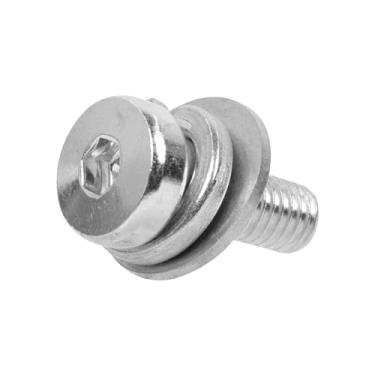 Imagem de KGRHJSA Conjunto de parafusos fixos de roda traseira compatível com Xiaomi Electric Scooter M365 Pro Kick Scooter Parts Novos parafusos de rolamento M365 de aço inoxidável 5ps