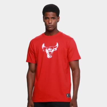 Imagem de Camiseta NBA Chicago Bulls Mitchell & Ness Masculina, Vermelho, G