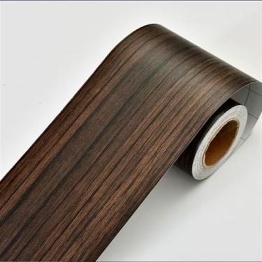 Imagem de Faixa autoadesiva de borda de parede de 10 metros à prova d'água para decoração de borda de parede, painéis de parede de PVC destacam e colam a borda do teto moldura da porta da linha da cintura