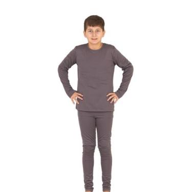 Imagem de Conjunto Térmico Blusa Manga Longa e Legging Flanelada Segunda Pele Fr