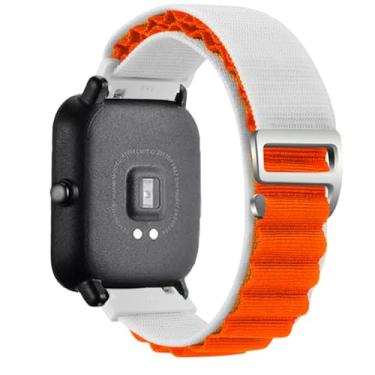 Imagem de GAFNED Pulseira de relógio de 20 mm, 22 mm, para Huawei Watch GT 5/4/3/3 Pro/2/2e Stratos Correa para Galaxy Watch 20 mm e 22 mm (laranja estrela, 20 mm), 20MM, Ágata