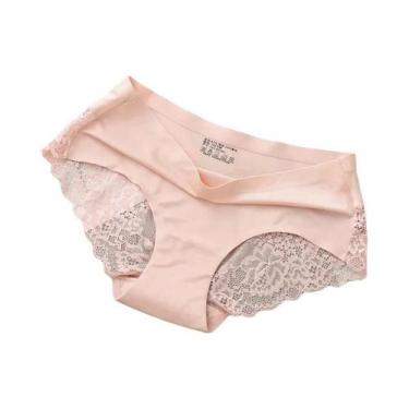 Imagem de Calcinhas Femininas plus Size 4XL Em Renda De Seda Sem Costura, Linger