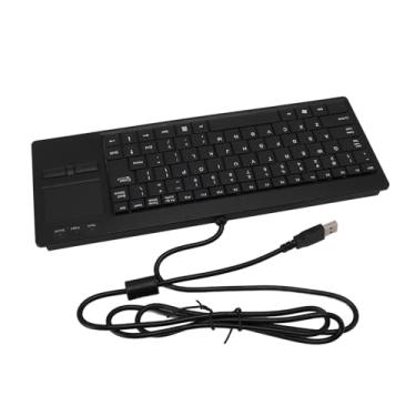Imagem de aqxreight TECLADO USB Mecânico Com Touchpad IP68 Resistente à água Hub Suporte Mini TECLADO Com Fio para Uso Industrial Teclas Construídas Tipo a Hub 20 Vida útil Com Menos Uso X