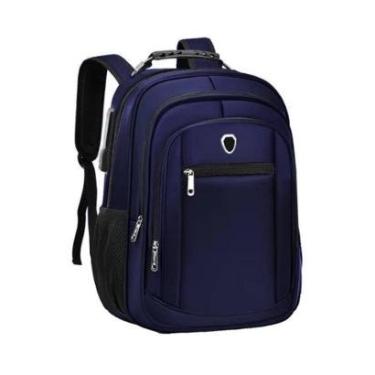 Imagem de Mochila Escolar Masculina Feminina Bolsa Executiva Espaço Para Notebook Porta Garrafa-Masculino