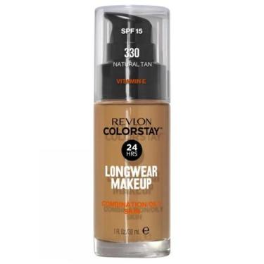 Imagem de Base Líquida Colorstay Pump Pele Oleosa Natural Tan nº 330 FPS 15 30ml