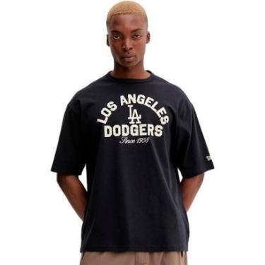 Imagem de Camiseta New Era Oversized Los Angeles Dodgers Masculina-Masculino