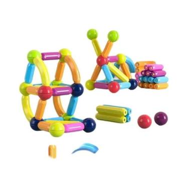 Imagem de Conjunto De Blocos De Construção Magnéticos Montessori Para Crianças, 