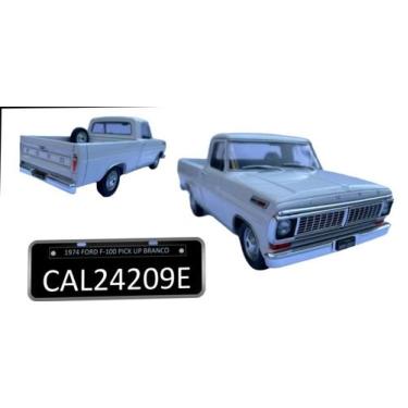 Imagem de Miniatura Picape Ford F-100 (1974) 1:24 - California Toys, Branco