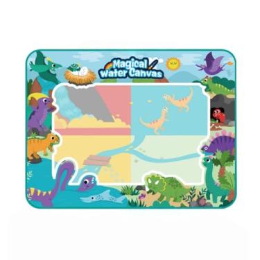 Imagem de Tapete Infantil para Pintura com Água, Tapete de Desenho Antimanchas, Adequado para Crianças de 3 a 8 Anos para Escrever e Desenhar (100x80cm)