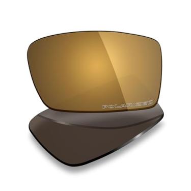 Imagem de Mryok Lentes de reposição ultra polarizadas compatíveis com óculos de sol Revo Thrive RE4037 64 mm, HD Polarized, proteção UV, resistente a impactos e ajuste perfeito - Bronze dourado