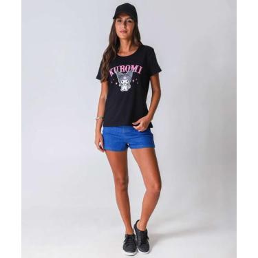 Imagem de Short Feminino Boyfriend Uber Jeans Azul-87037, 42, Jeans azul