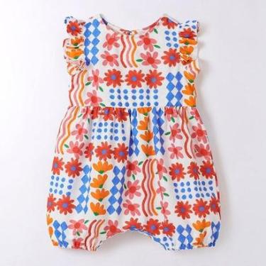 Imagem de Macaquinho Bebê Menina Em Malha Campestre Fábula-Feminino