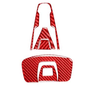 Imagem de REPOYUL Conjunto de adesivos de luz de leitura de fibra de carbono compatível com Volvo XC90 2003-2014, adesivo de moldura de luz de leitura de teto de carro acessórios interiores de fibra de carbono