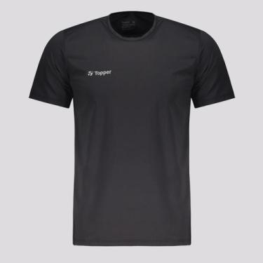 Imagem de Camiseta Topper Performance Preta, G