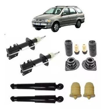 Imagem de 4 Amortecedor + 4 Batente Palio Weekend 96 97 98 99 00