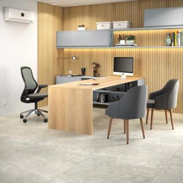 Imagem de Piso Laminado Colado 4,92m2 - Concreto - Eucafloor