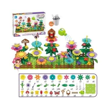 Imagem de Blocos De Montar DIY Jardim De Flores De Coral Oceânico Para Meninas, 