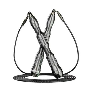 Imagem de Corda De Pular Com Cabos De Metal Antiderrapantes, Corda De Aço Super 