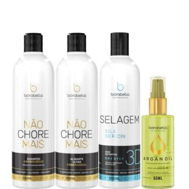 Imagem de Borabella Kit Não Chore + Selagem 3x350ml + Argan 60ml
