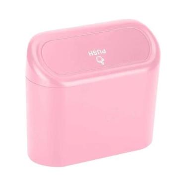 Imagem de Lixeira Suspensa Para Carro Com Tampa, Em ABS, Para Armazenamento Inte