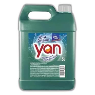 Imagem de Água Sanitária Desinfetante, Cloro Ativo, Ação Bactericida, Uso Geral e Alvejante, 5 Litros