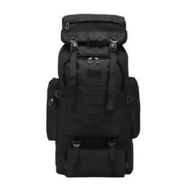 Imagem de Mochila Militar Camping Esportiva 70 Litros Preta