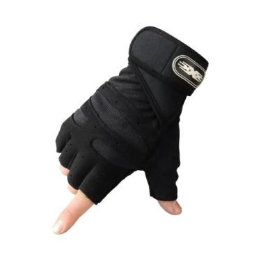 Imagem de Luvas De Academia Para Levantamento De Peso Com Faixa De Pulso Para Fi