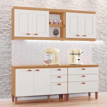 Imagem de Cozinha Sofia Modulada Composta por 04 módulos 100% MDF Tuboarte com A