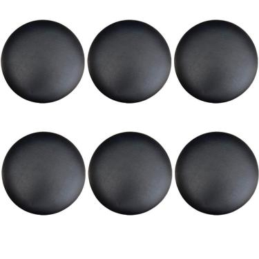 Imagem de Kit 06 Assentos Redondo Preto 30 Cm