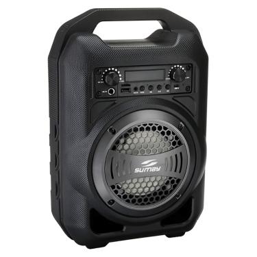 Imagem de Caixa De Som Bluetooth 30W Sumay Gallon Music Cinza CSP1302