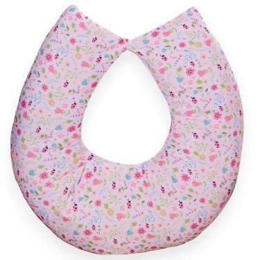 Imagem de Almofada para Amamentação de Bebê Menina 60cm x 55cm - Avm Enxovais, F