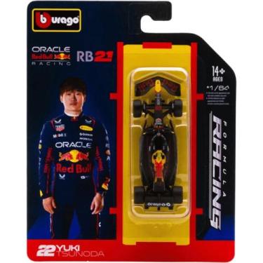 Imagem de Miniatura - 1:64 - F1 Oracle Red Bull RB21 Yuki Tsunoda 2025 - Bburago
