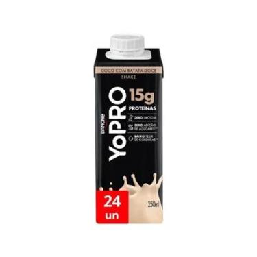 Imagem de Kit Bebida Láctea YoPRO Sem Lactose Zero Açúcar 24 Unidades 250ml Cada-Unissex