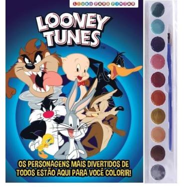 Imagem de Livro - Looney Tunes Livro para Pintar com Aquarela - On Line Editora