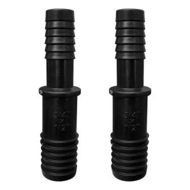 Imagem de União Redução Para Mangueira 3/4x1/2pol Kit 2und Irrigação Preto - OFA
