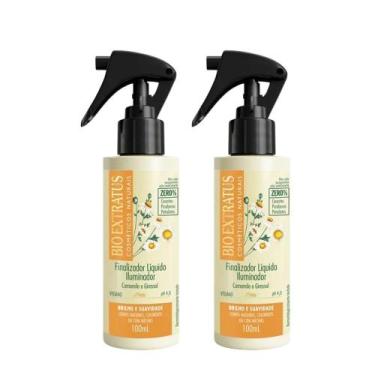Imagem de Kit 2 Leave In Protetor Térmico Finalizador Camomila e Girassol Cabelo