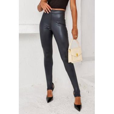 Imagem de Calça legging de cirre alessandra preto