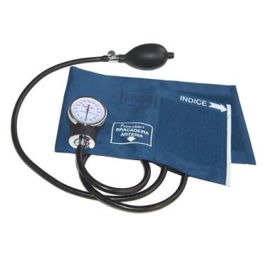 Imagem de Aparelho Medidor De Pressão Arterial Manual Esfigmomanômetro Premium