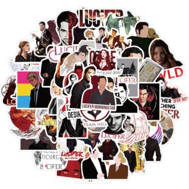 Imagem de Pacote de adesivos Lucifers Anime, 50 unidades de adesivos decorativos