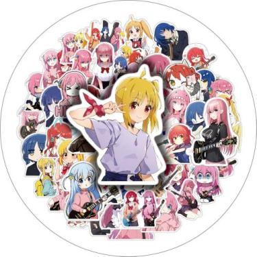 Imagem de Pacote de adesivos Bocchis The Rocks Anime, 50 unidades de cartão deco