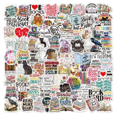 Imagem de Adesivos 100 unidades/lote, leituras, livros, vinil impermeável, anime