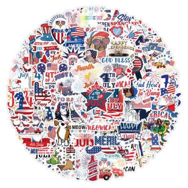 Imagem de Adesivos, 4 de julho, Dia da Independência, Anime Waterproof x100 - yi