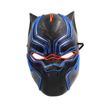 Imagem de Máscara Black Panthers Face Cosplay, adereços de fantasia - yiweisai