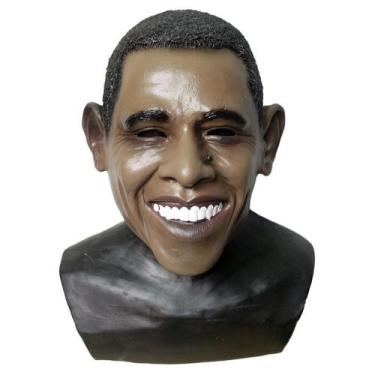 Imagem de Máscara President Obama Latex Face Face Halloween Cosplay - yiweisai
