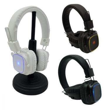 Imagem de Fone De Ouvido Headphone Bluetooth Led Rgb Stereo